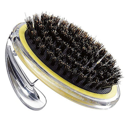 Pet Brush with Ergonomic Pet-It Design, Dog Brush for Shedding, Boar Bristles,Yellow